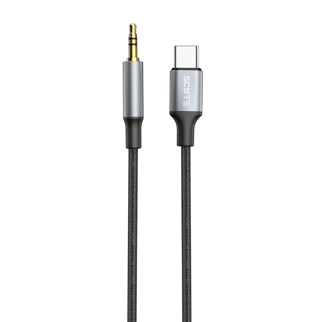 Scute Aux Audio Cable USB-C to 3.5mm Male