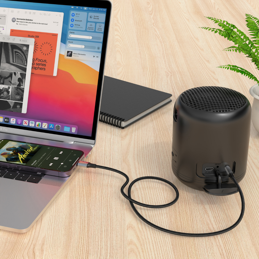 Scute AC12 AUX Audio Cable Lightning 3.5mm Male